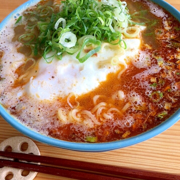 おネギたっぷり☆インスタント牛肉麺